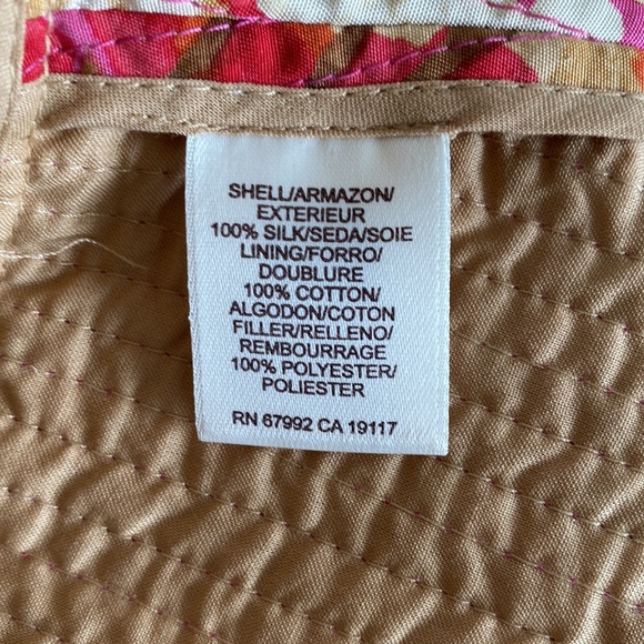 Sigrid Olsen Multi Print Quilted Jacket. Size 8 P - Picture 5 of 11